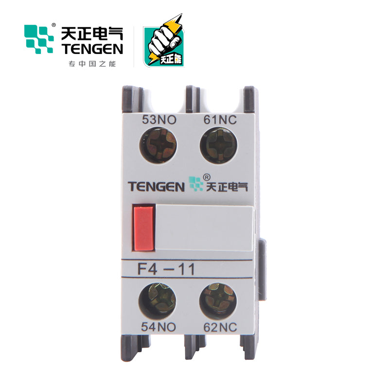 Tianzheng Electric F4 auxiliary contact 1NO+1NC top installation 02030010003 contactor accessories