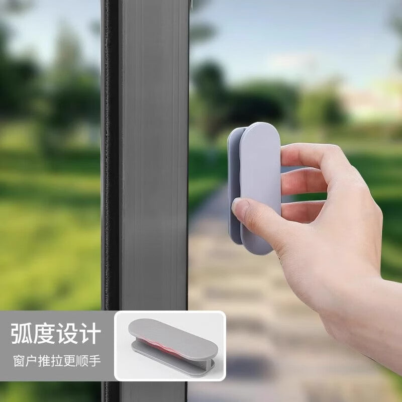 Shengduoshan glass door handles, sliding door handles, sliding door handles, window and cabinet door handles, no-drill suction cup drawers, simple doors
