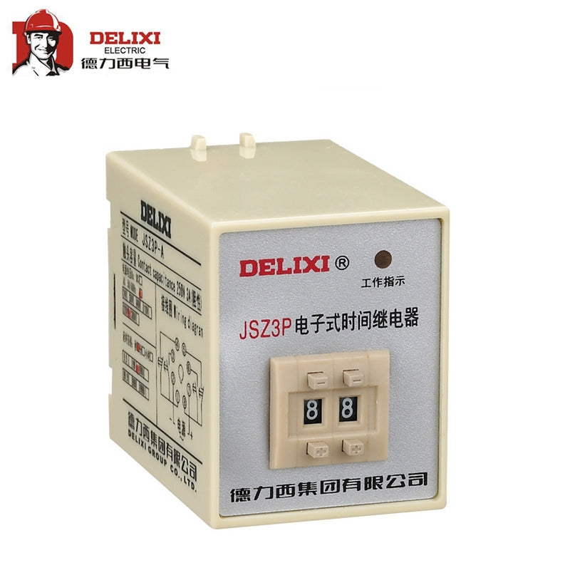 Delixi Electrical electronic time relay; JSZ3P-1C 9.9S AC220V