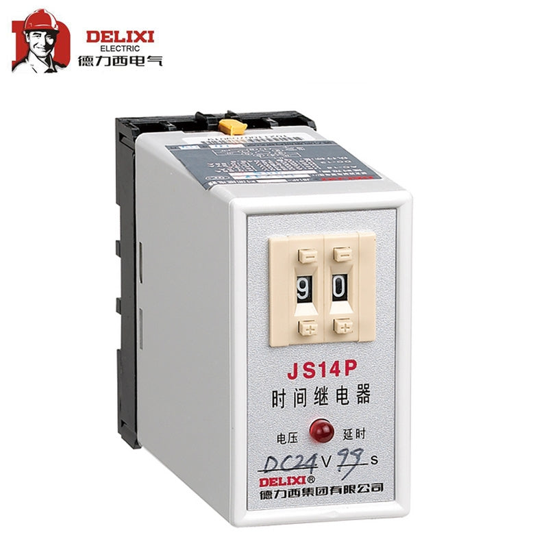 Delixi Electric Digital Time Relay JS14P-99S AC110V