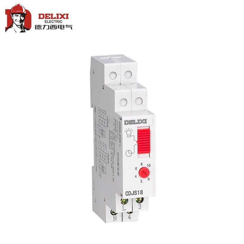 Delixi Electric CDJS18 Time Relay 1-10min AC24V