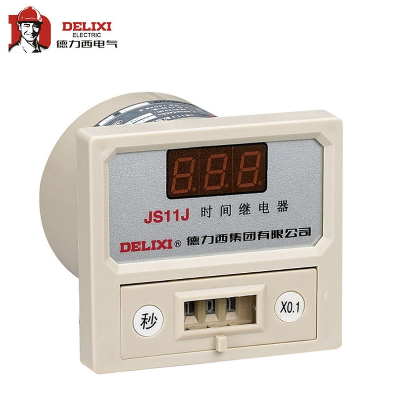 Delixi Electric JS11J Digital Display Time Relay AC220V