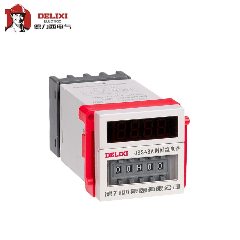 Delixi Electric digital display time relay; JSS48A-3 0.01S-999H AC36V