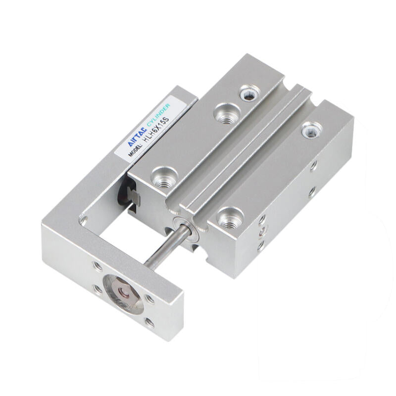 AirTAC side rail type precision slide cylinder, double acting, with magnetic ring; HLH6X10S