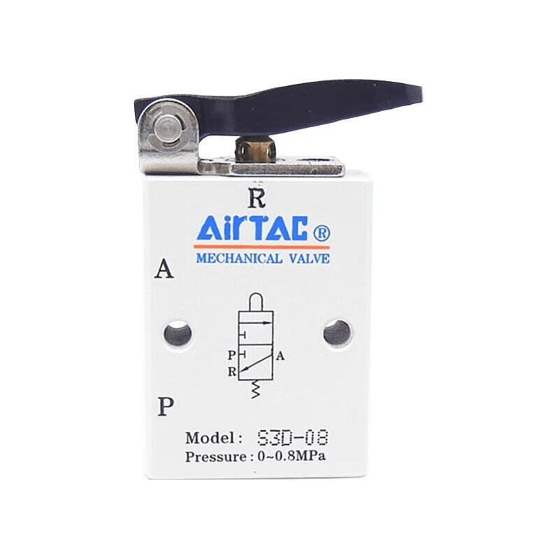 AirTAC Short handle manual valve (1/8); S3D06