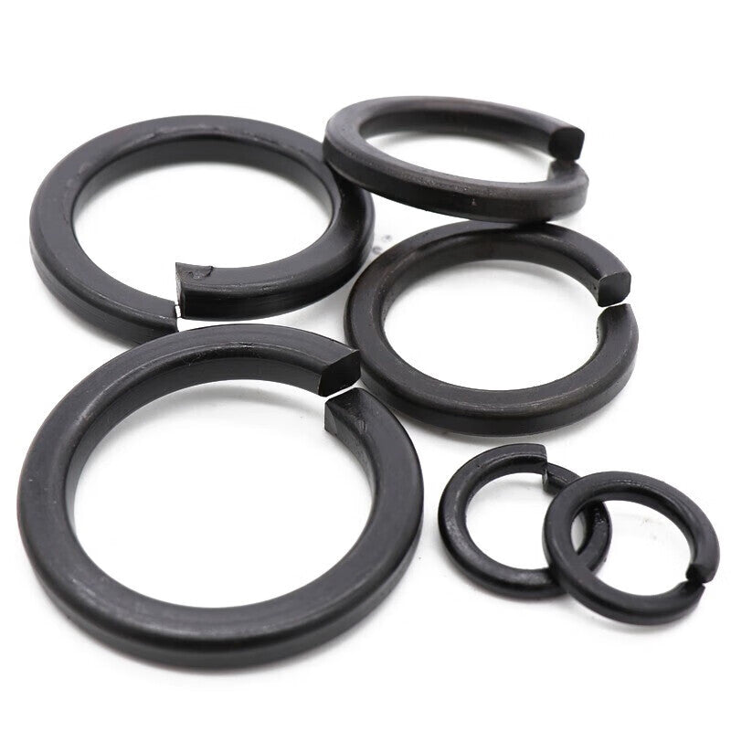 Winstein 8.8 grade blackened spring washers GB93-76 M4 (1000 pieces) Open-end thickened spring washers, screw washers WSX204