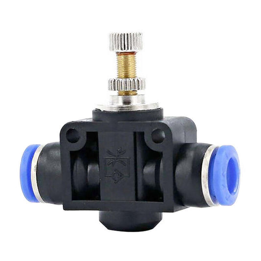 LSA adjustable pipeline throttle valve; blue and black LSA-6