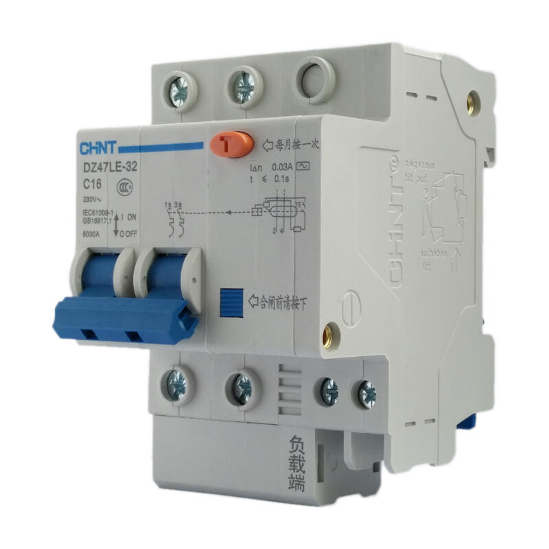 Chint leakage miniature circuit breaker; DZ47LE-32 2P C16 30mA