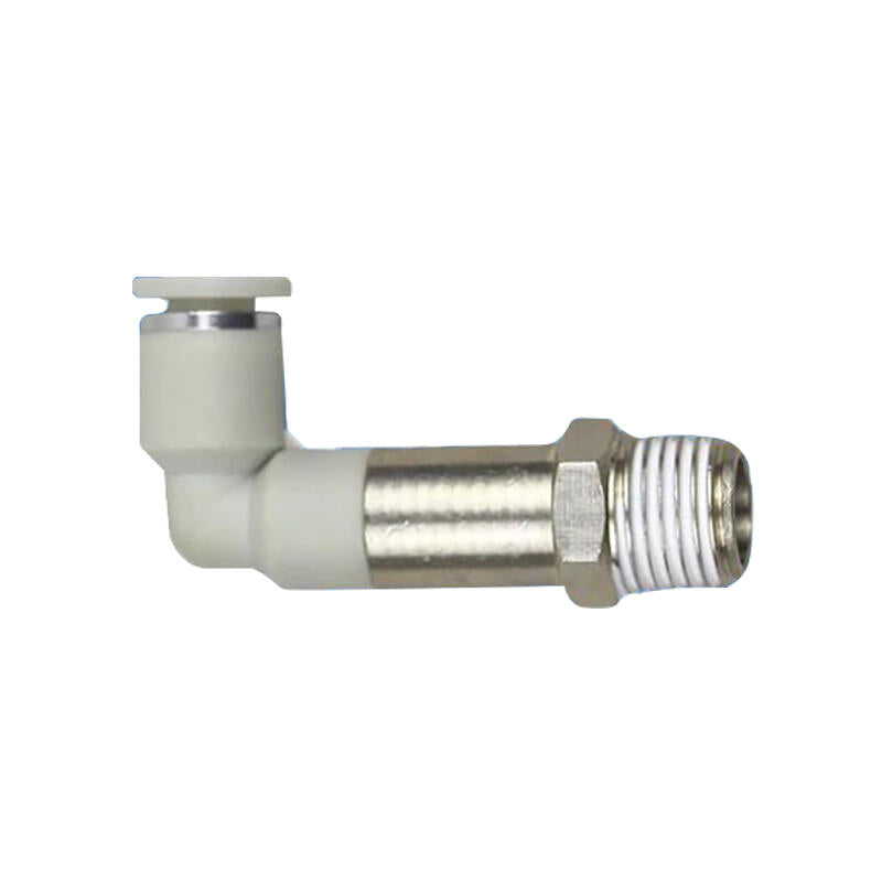 AirTAC PLL4M5 Male Thread Pipe Fitting L-Type Extended
