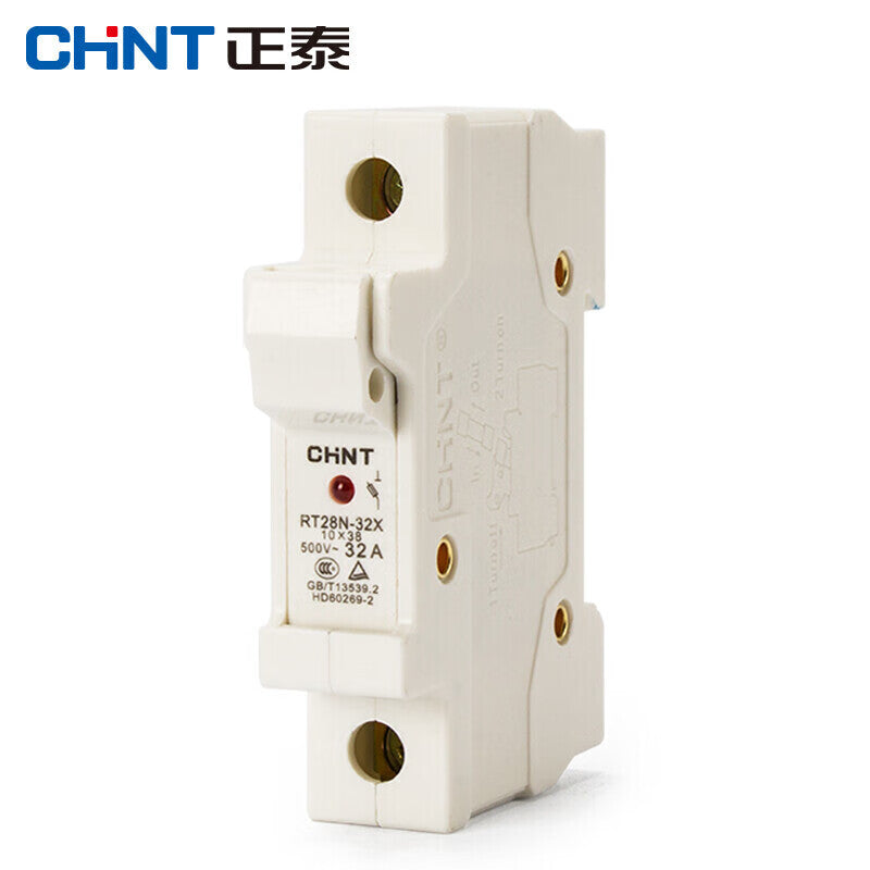 Chint (CHNT) DZ-RT28N-32X-1P cylindrical fuse base with indicator light