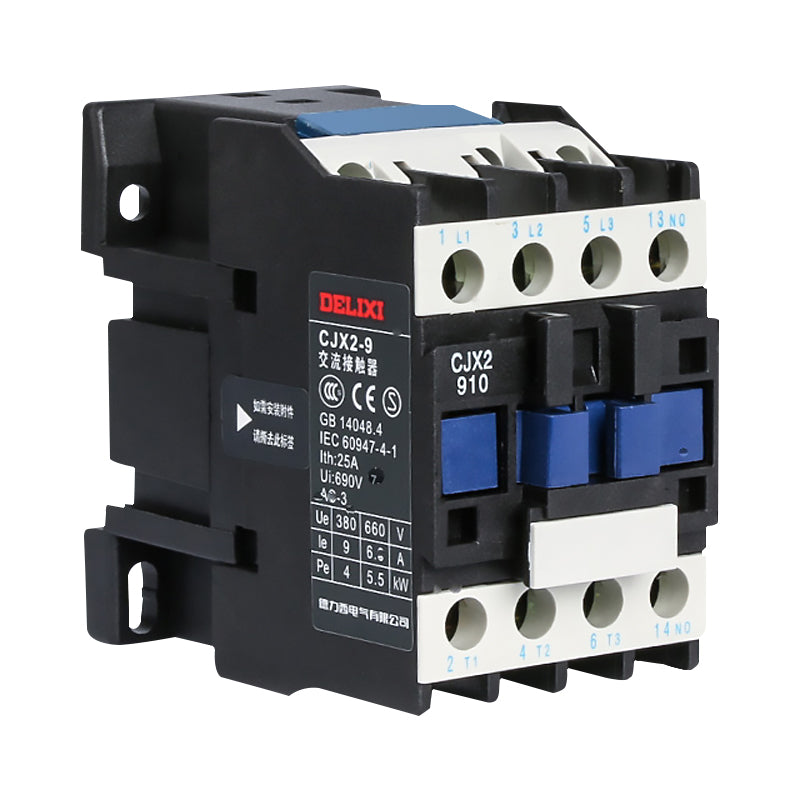 Delixi Electric universal AC contactor CJX2-0910 230V