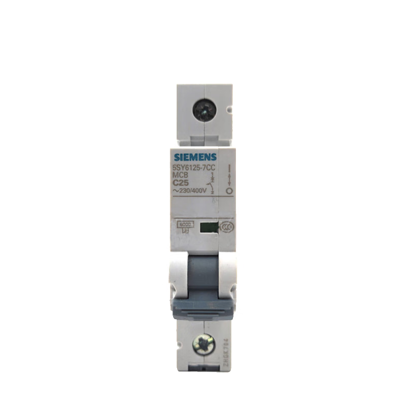 Siemens circuit breaker 5SY6125-7CC Type C 25A 1P 6KA single in and single out air switch main circuit breaker