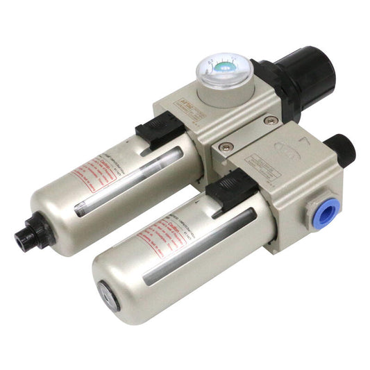 AirTAC air source treatment component - two-piece (pressure regulating filter + oil mist collector); GAFC20008S