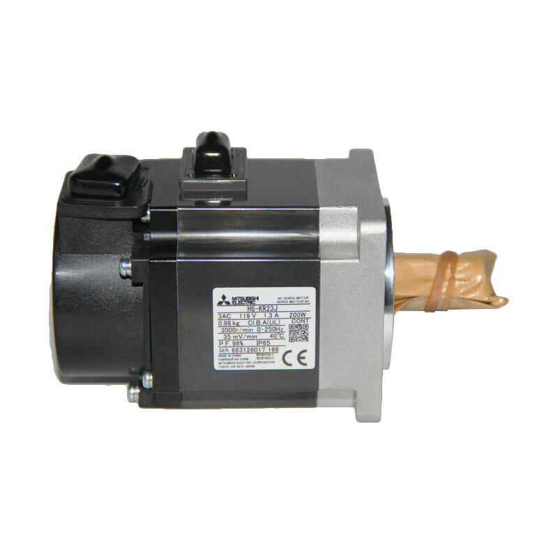 Mitsubishi Electric 200W servo motor low inertia 3000r/min straight shaft with oil seal; HG-KR23J