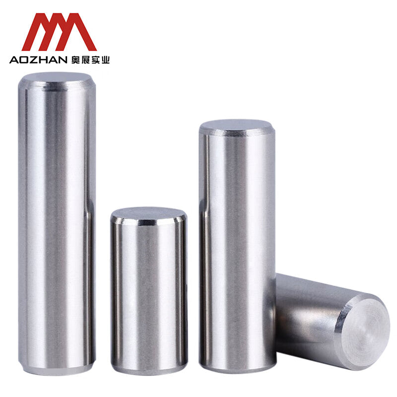 AOZHAN Industrial (Aozhan) GB119 Standard Parts Cylindrical Pins Positioning Pins Fixing Pins 304 Stainless Steel M1-M5 GPH M5*12 (1000 pieces/box)