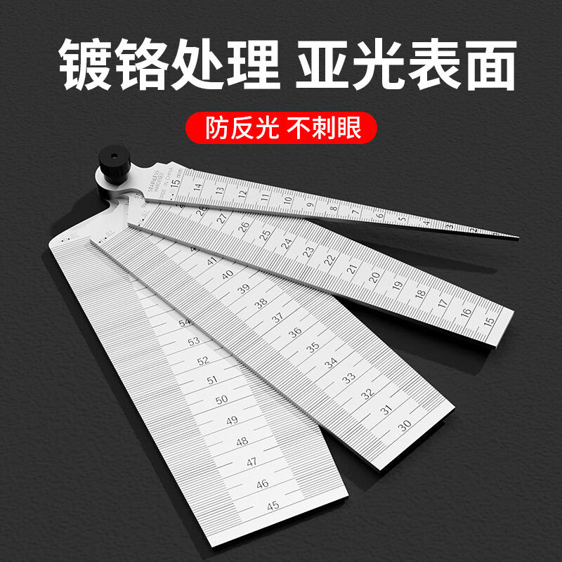 Mitz gap gauge, feeler gauge, stainless steel wedge feeler gauge, tapered gauge, bore diameter gauge, feeler gauge 15-30mm