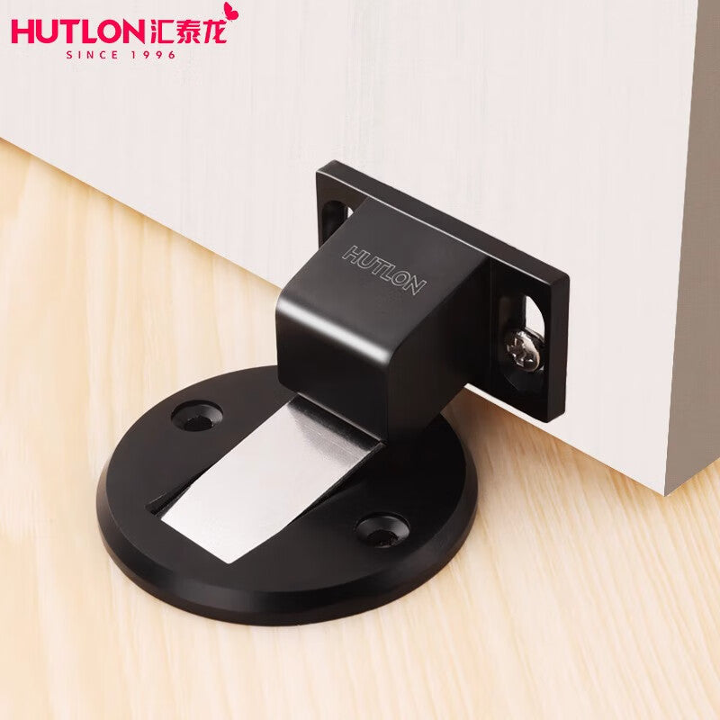 Huitailong windproof doorstop, no-drill anti-collision doorstop, invisible door stop, bedroom strong magnetic door stop, brushed nickel