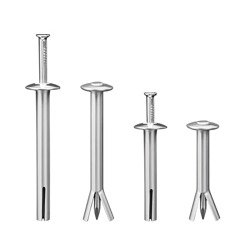 Xiaofeng Precision American-style drive-in expansion screws, quick-drive bolts, special nails for security doors and windows, M8*70 (30 pieces).