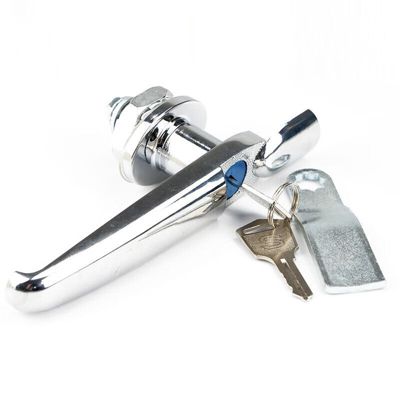 Jin Gu Lao Electrical Cabinet Door Handle Lock, Equipment Door, Chassis, Cabinet, Distribution Box, Electrical Cabinet Door Flat Lock, Cabinet Door Lock, Long 308-2 KZS-905
