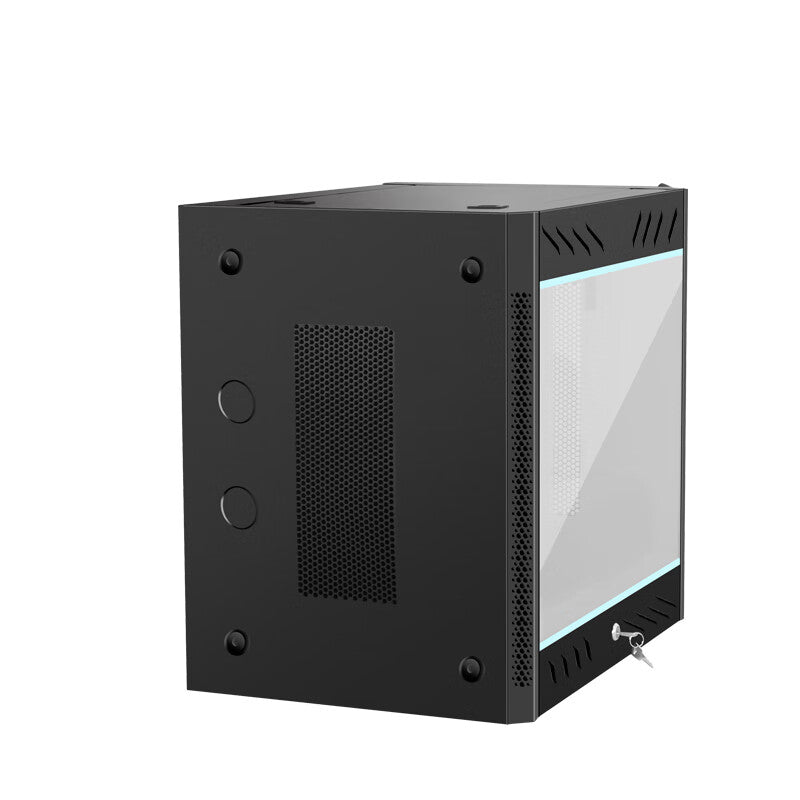 Tuteng W6612U Glass Door Network Cabinet - 600x600x700mm