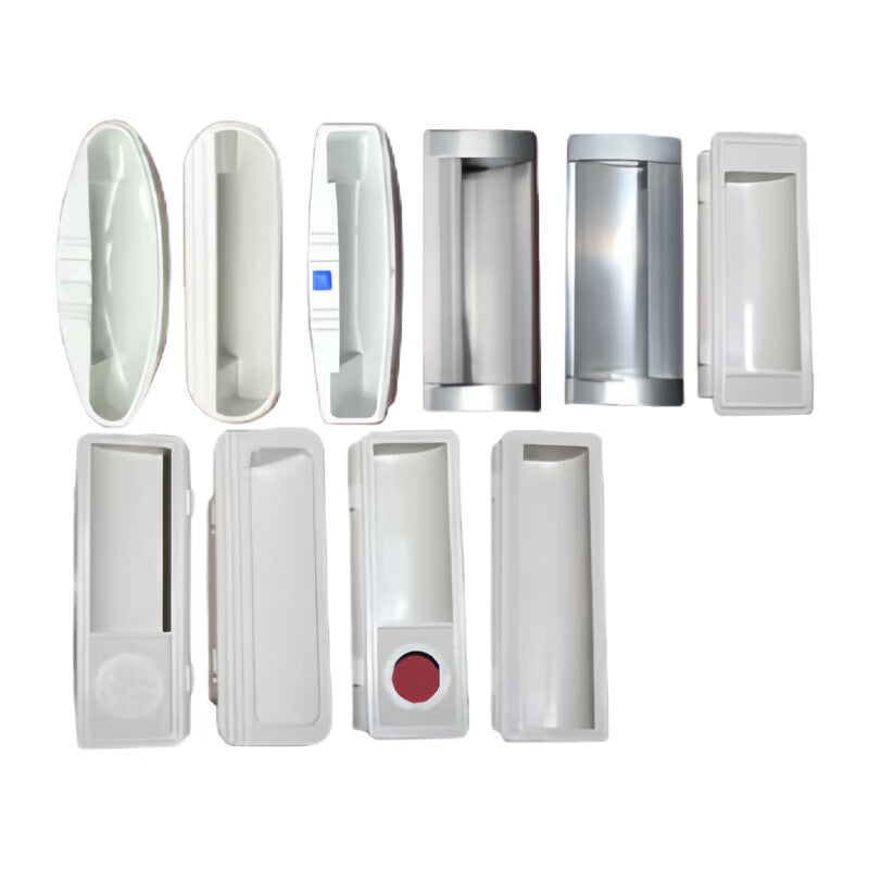 Xuncheng Plastic Door Handles, Filing Cabinet Handles, Document Cabinet Pull Handles, Metal and Plastic Buckles. Unit: Pair (2 pieces). Size 4.