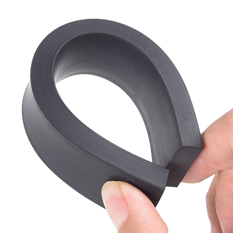 Winstan WSX15 Nitrile Anti-collision Sealing Strip, Cushioning and Shock-absorbing Rubber Strip, 1 meter, 10*20mm (thickness and width)