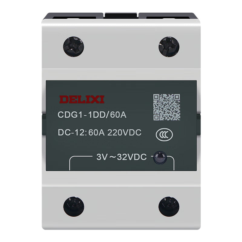 Delixi Electric CDG1-1DD/60A SSR Solid State Relay DC Control