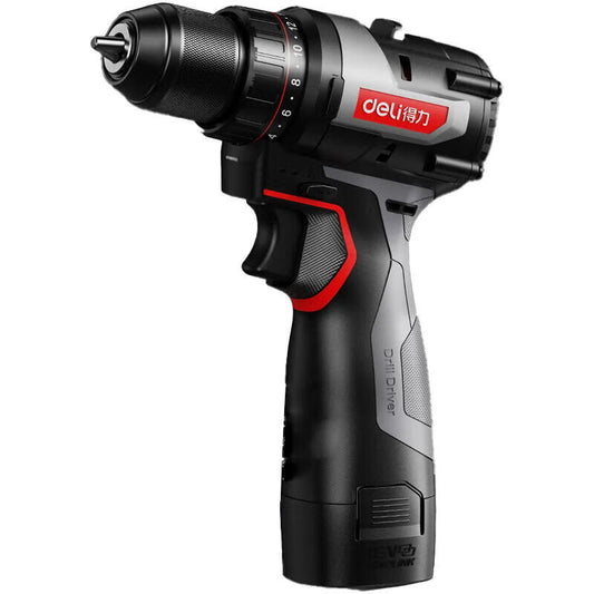DELI TOOLS 16V 45N.m Brushless Lithium Drill; DE050 (two batteries and one charger 2.0)