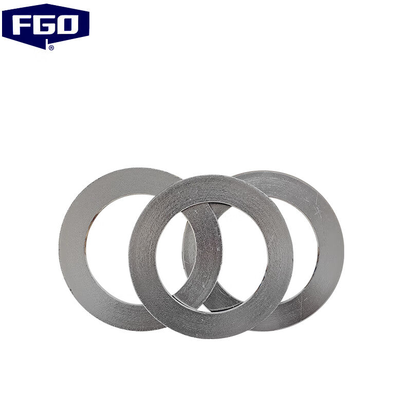 FGO metal spiral wound gaskets, high-temperature flange sealing graphite gaskets, PN16 DN450 (6 pieces/pack)