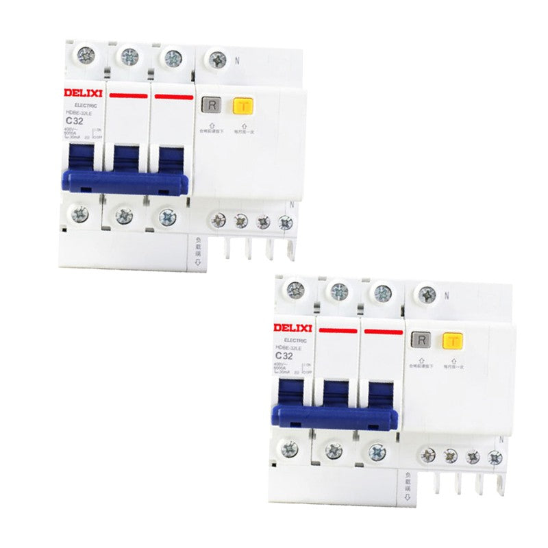 Delixi HDBE-32LE 3P+NC Leakage Protector 32A 100mA