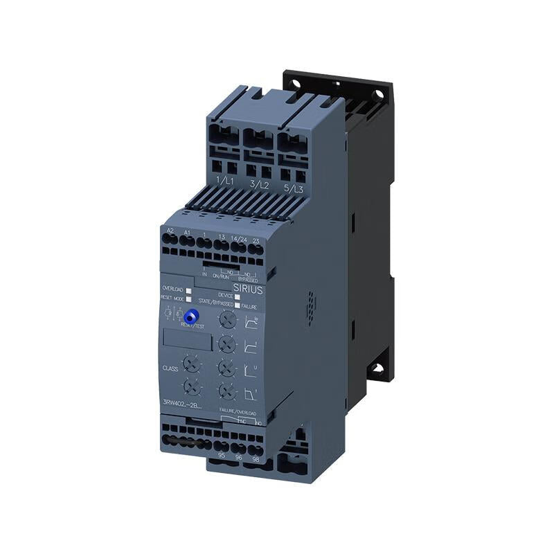 Siemens soft starter S0 25A, 15kW/500V, 400-600VAC, 110-230VAC/DC cage type terminal; 3RW40262BB15