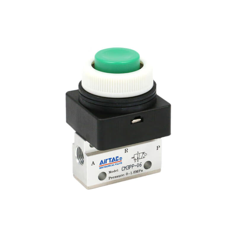 AirTAC convex push button manual valve (1/8); CM3PP06G