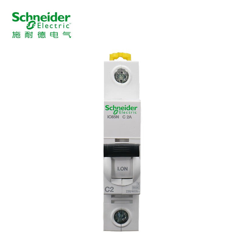 Schneider air switch A9 series IC65N small circuit breaker 1P single pole C type 2A air open main switch A9F18102