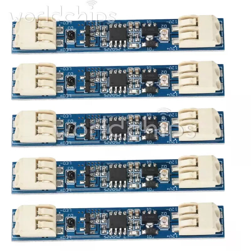 5x DC12-24V Induction Switch Cabinet Wardrobe Light Induction Module w/ Terminal [1]