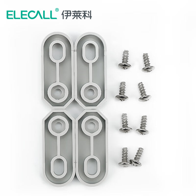 ELECALL 10A Waterproof Socket Distribution Box with Transparent Cover