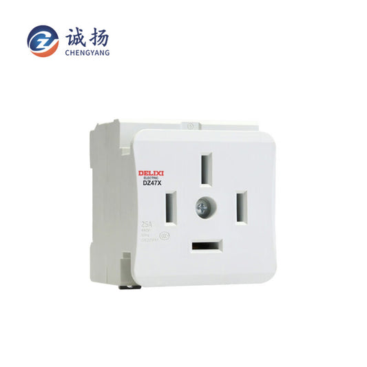 CHENGYANG CY-3JDX construction site three-level electrical box accessories DZ47X three-phase four-pole 25A