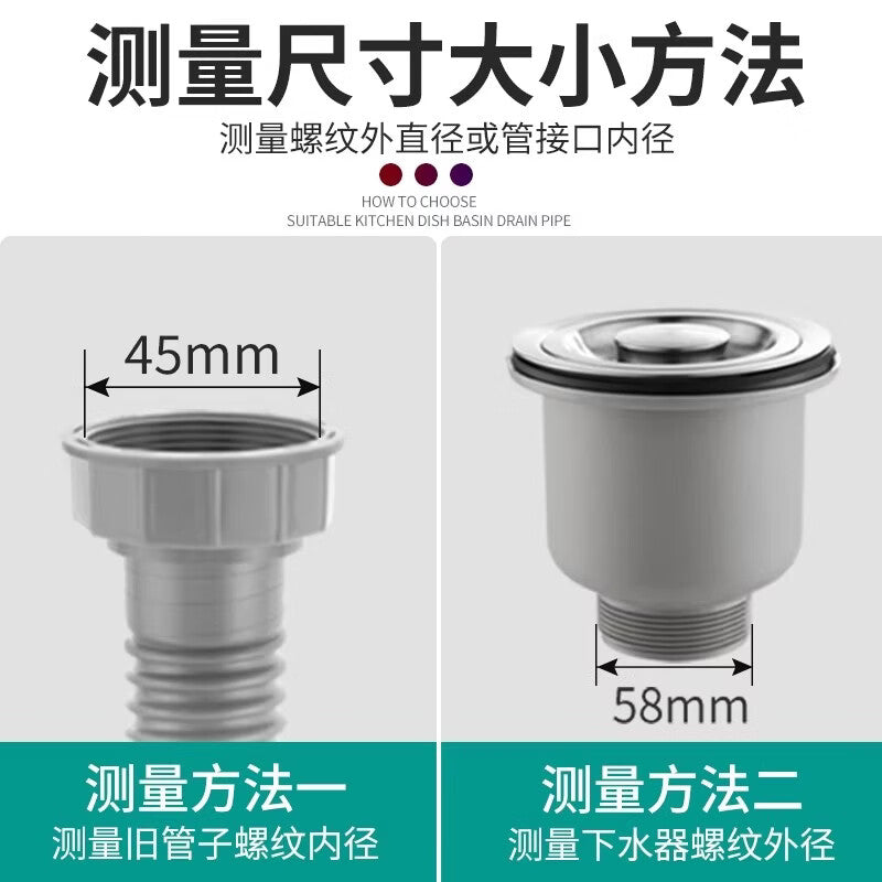 TIMUS Kitchen Sink Drain Pipe Sealing Gasket 45/56mm Rubber Ring Kitchen Sink Drain Pipe Connector Flat Washer Accessories Drain Pipe Gasket - 45mm 10-pack