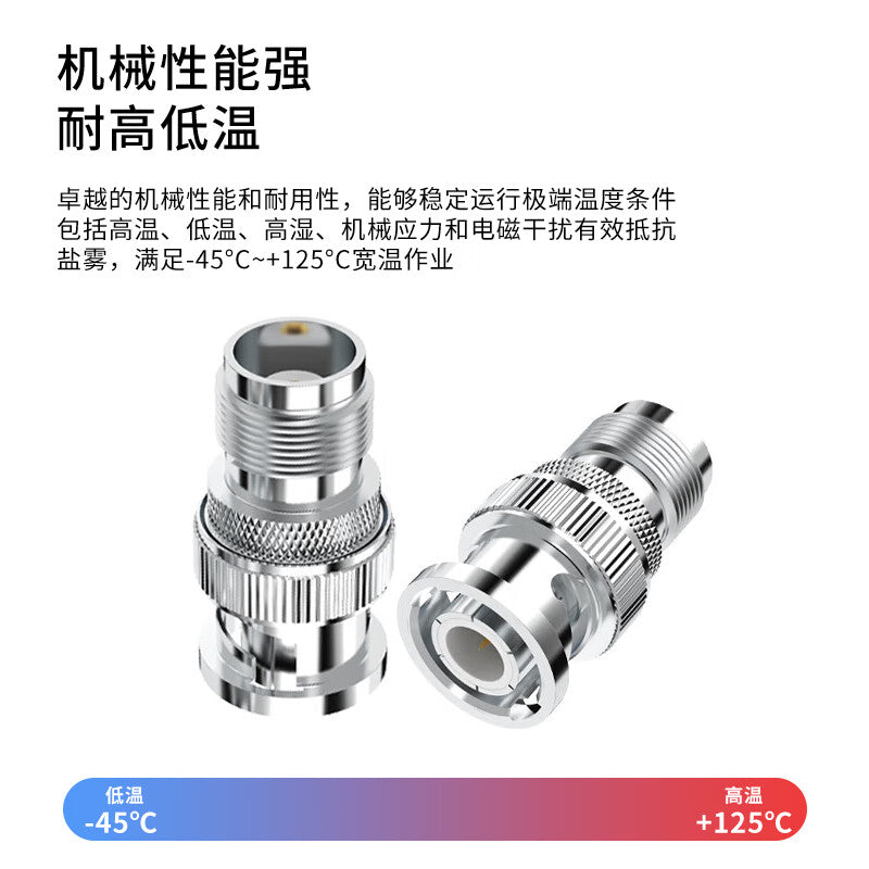 Mineta TNC to BNC Adapter, RF Coaxial Adapter Extension Cable, 50 Ohm, TNC Female to BNC Male, 1 piece, TNC/BNC-KJ