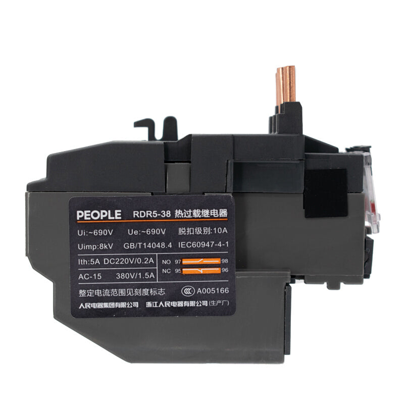 People's Electric Thermal Overload Relay RDR5-25-25A
