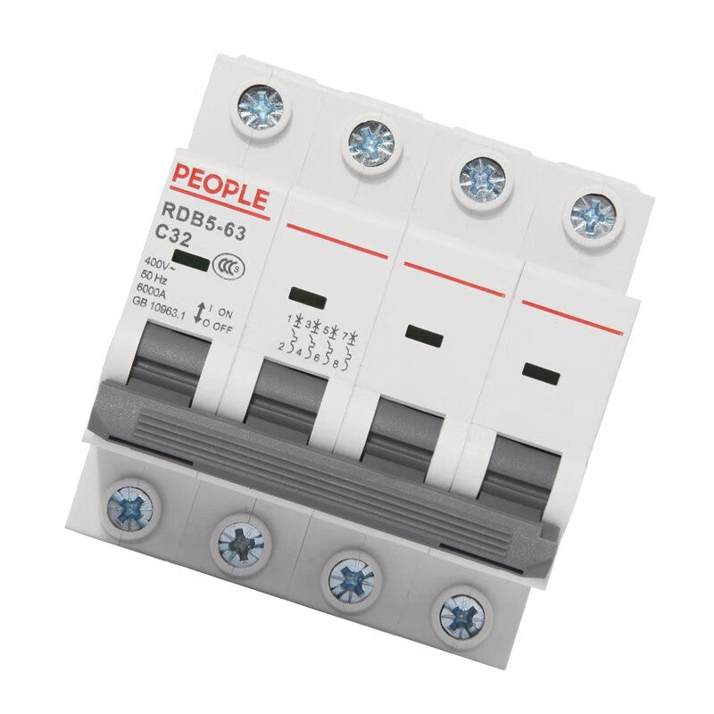 PEOPLE RDB5 Circuit Breaker 4P 16A with Leakage Protection