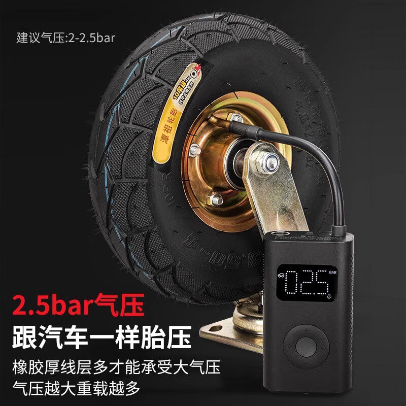 Tanzu black rubber casters, quiet, inflatable, wear-resistant, smooth, and durable. A complete collection of 8-inch extra-thick brake casters for handcarts.