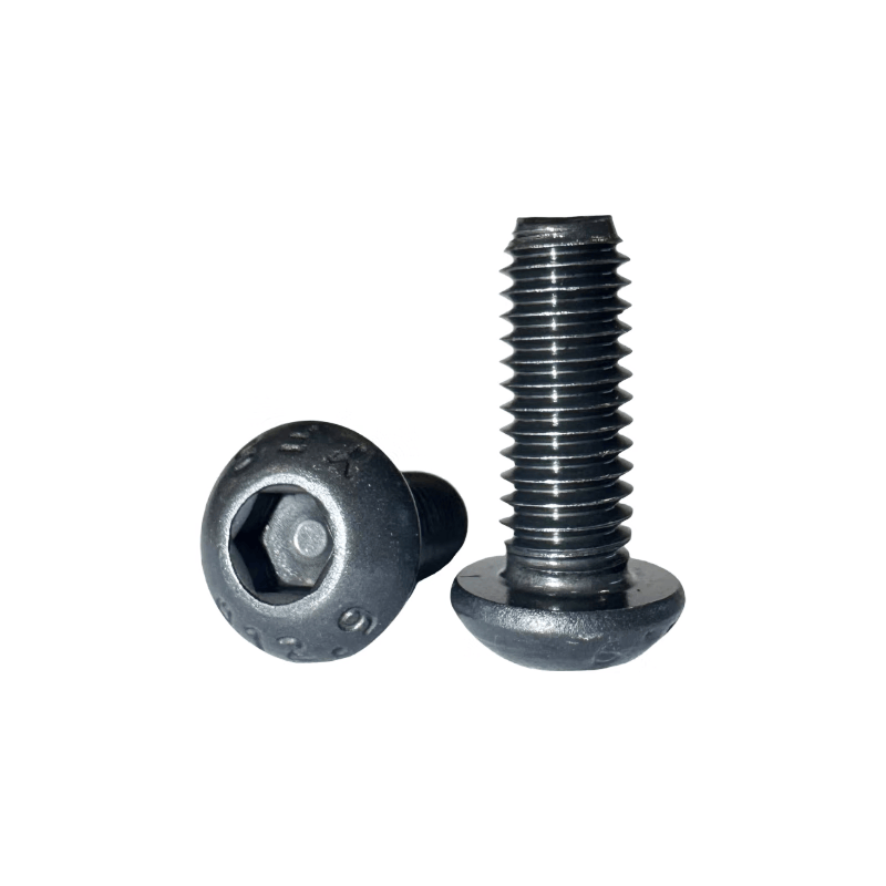YFS Fang Sheng 12.9 grade alloy steel internal hexagonal flat head full thread screws ISO7380M10X20 blackened (200 pieces/box)