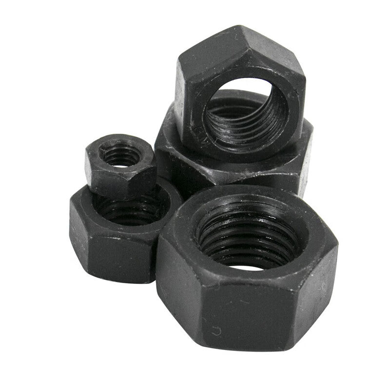 Kaihe Nuts, Grade 12 Blackened High Strength Hex Head Nuts M20 (20 pieces per pack)