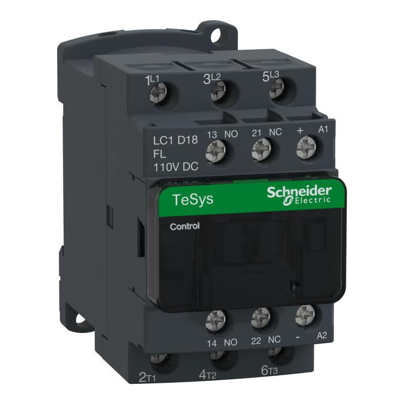 Schneider Electric TeSys D Series 18A Three-Pole AC Contactor LC1D18FL