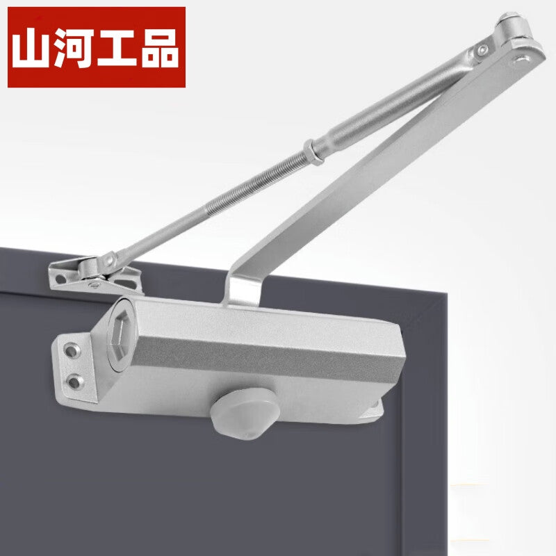 Sunward Products Automatic Door Closer, Sliding Door Closer, Hydraulic Buffer, Large Size, 90° Positioning