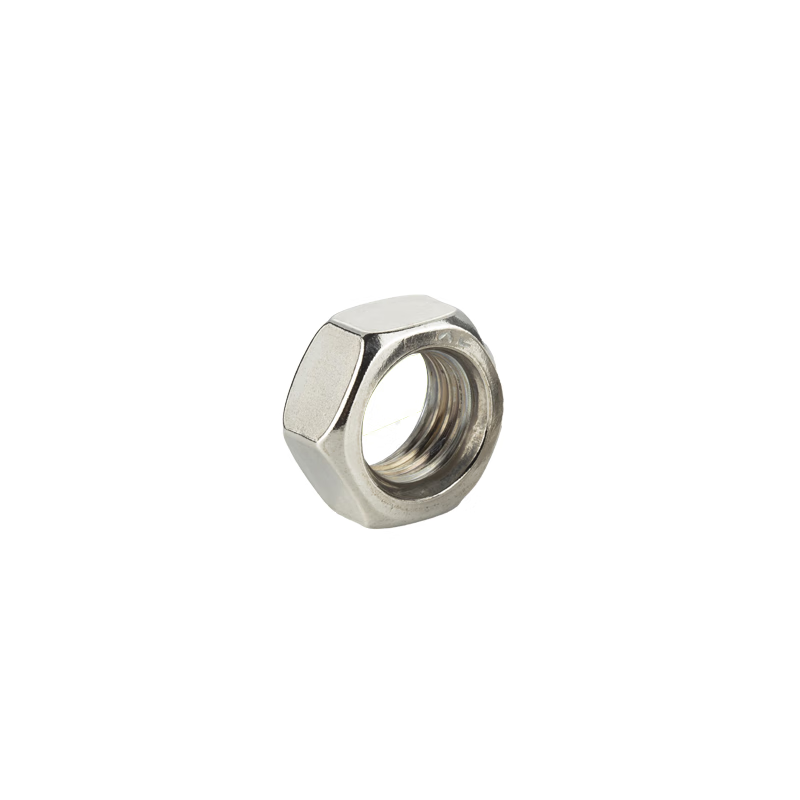 Huixiang A2-70 grade stainless steel type 1 hex nut DIN934, whitewashed, customizable, 1 piece M6-1