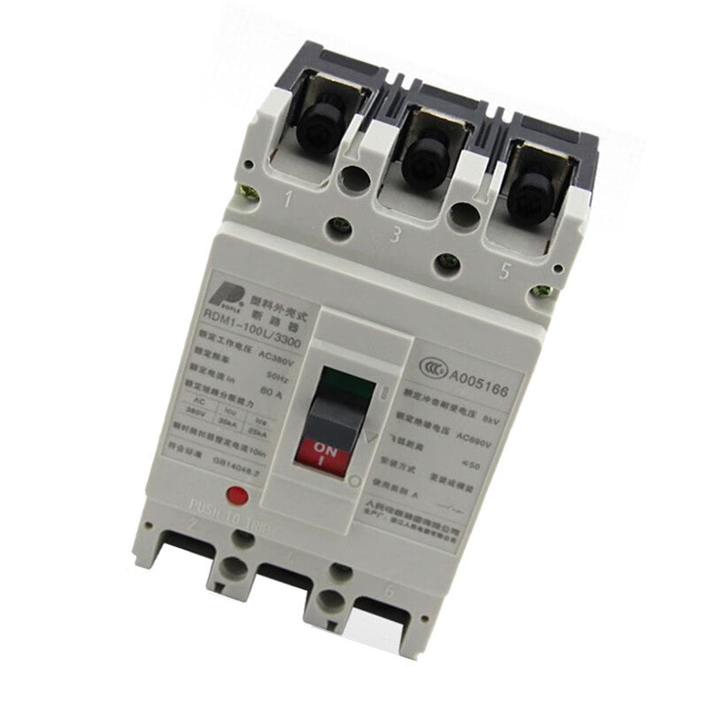 PEOPLE RDM1-63L/3300 3P Molded Case Circuit Breaker 40A
