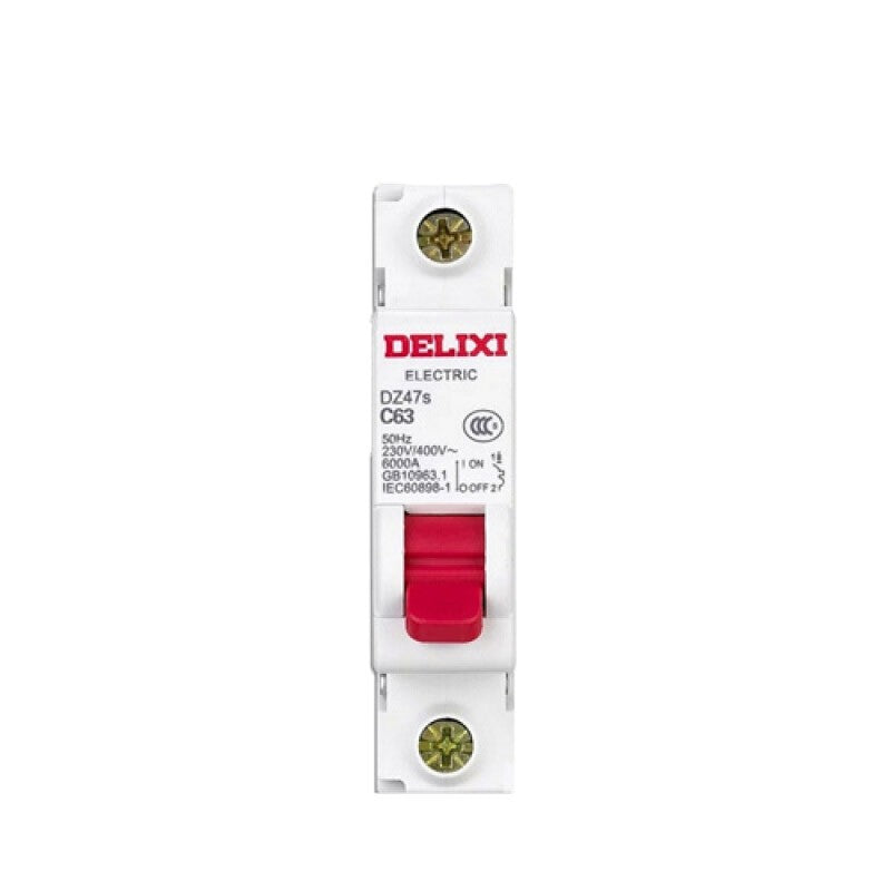 Delixi air switch small circuit breaker DZ47s C type 1P 25A; DZ47SN1C25