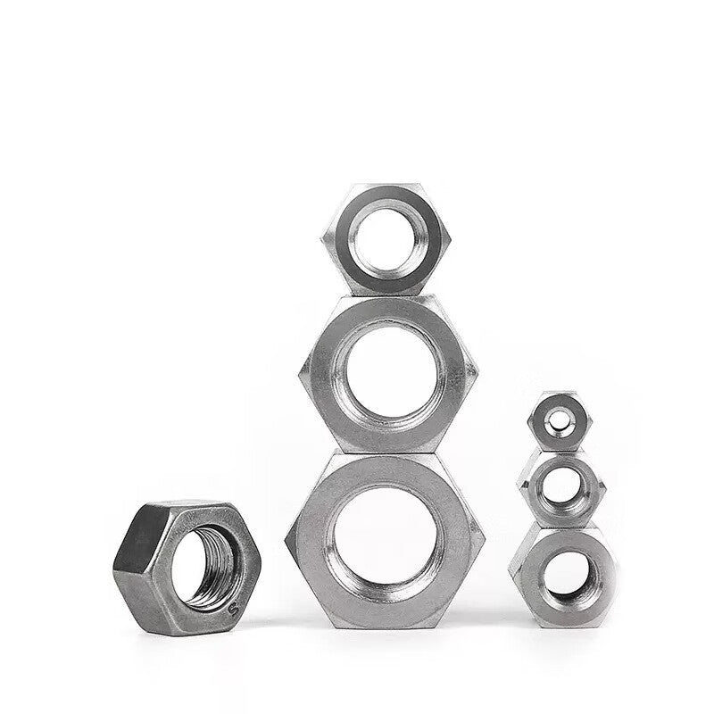 Beihaoting Industrial TA2 Titanium Hex Nuts TC4 Titanium Alloy Hex Screw Caps TC4 Titanium Alloy: M16 (5 pieces)