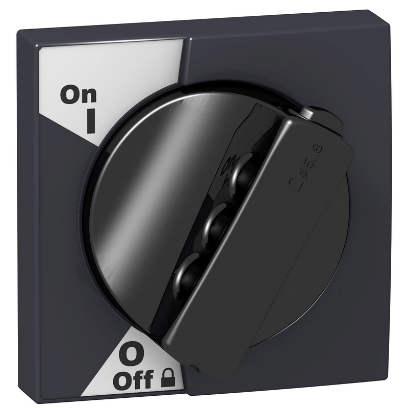 Schneider Electric A9A27005 Rotating Black Handle with Mounting Base